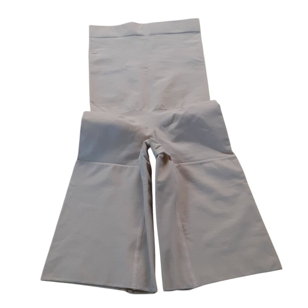 Spanx Shapewear Womens Size Medium Beige Mid Thigh High Waisted Firm Control - Picture 2 of 4